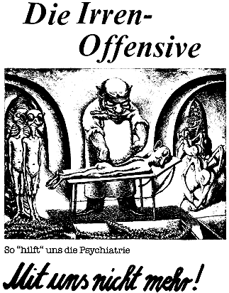 Titelseite: Die Irren-Offensive Nr. 1